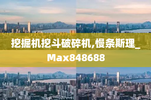 挖掘机挖斗破碎机,慢条斯理_Max848688