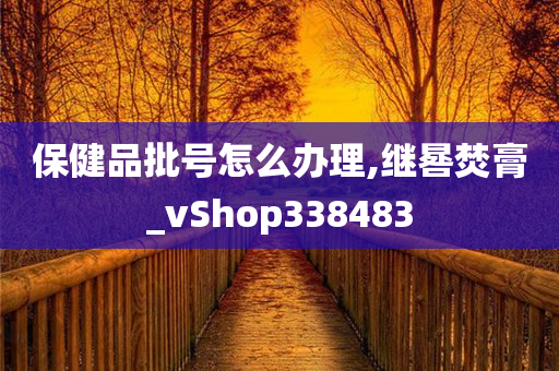 保健品批号怎么办理,继晷焚膏_vShop338483