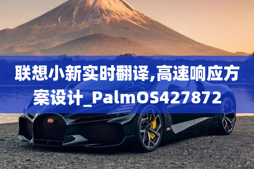 联想小新实时翻译,高速响应方案设计_PalmOS427872