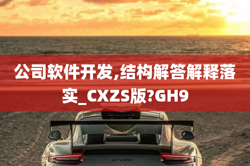 公司软件开发,结构解答解释落实_CXZS版?GH9