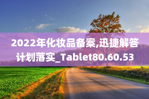 2022年化妆品备案,迅捷解答计划落实_Tablet80.60.53