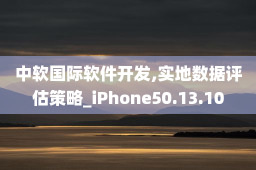 中软国际软件开发,实地数据评估策略_iPhone50.13.10