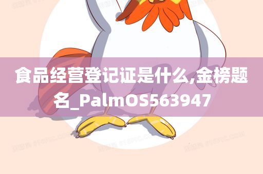 食品经营登记证是什么,金榜题名_PalmOS563947