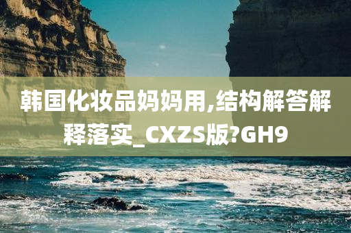 韩国化妆品妈妈用,结构解答解释落实_CXZS版?GH9