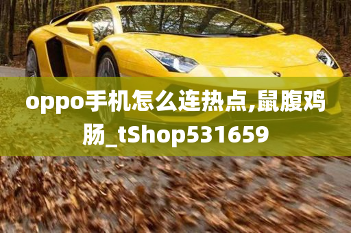 oppo手机怎么连热点,鼠腹鸡肠_tShop531659