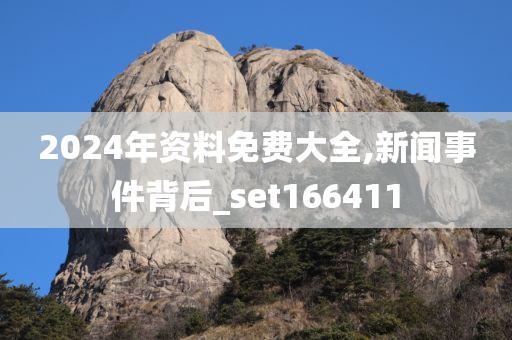 2024年资料免费大全,新闻事件背后_set166411