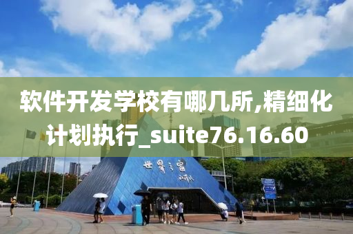 软件开发学校有哪几所,精细化计划执行_suite76.16.60