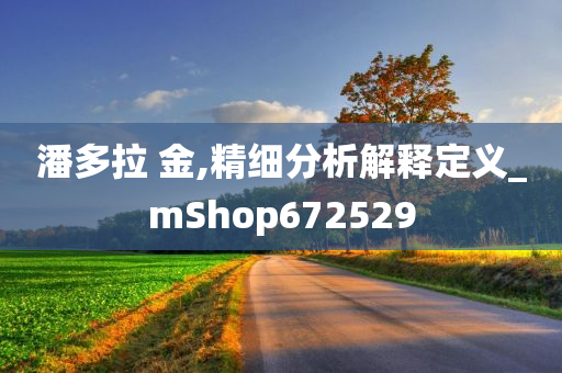 潘多拉 金,精细分析解释定义_mShop672529