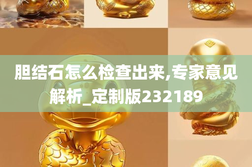 胆结石怎么检查出来,专家意见解析_定制版232189