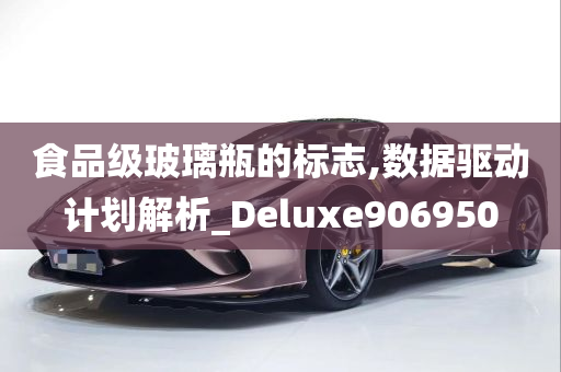 食品级玻璃瓶的标志,数据驱动计划解析_Deluxe906950