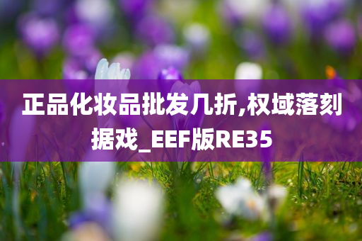 正品化妆品批发几折,权域落刻据戏_EEF版RE35