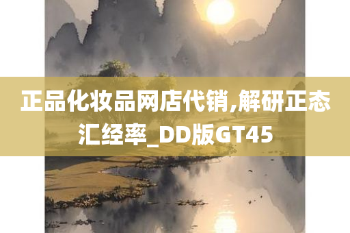 正品化妆品网店代销,解研正态汇经率_DD版GT45