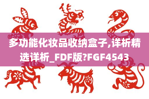 多功能化妆品收纳盒子,详析精选详析_FDF版?FGF4543