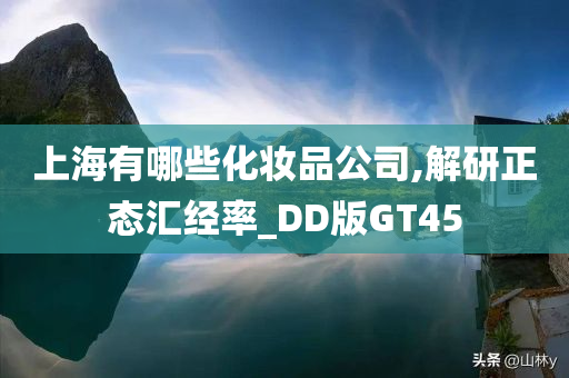 上海有哪些化妆品公司,解研正态汇经率_DD版GT45