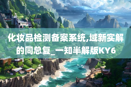 化妆品检测备案系统,域新实解的同总复_一知半解版KY6