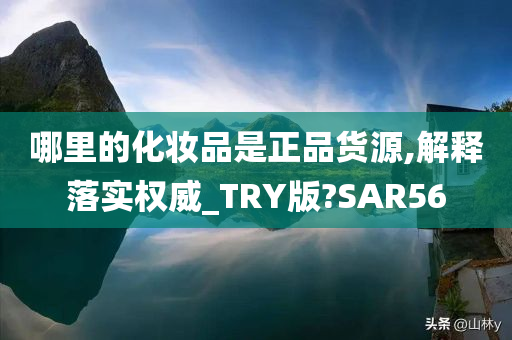 哪里的化妆品是正品货源,解释落实权威_TRY版?SAR56