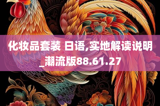 化妆品套装 日语,实地解读说明_潮流版88.61.27