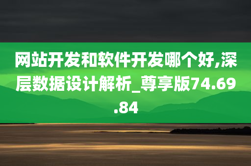 网站开发和软件开发哪个好,深层数据设计解析_尊享版74.69.84